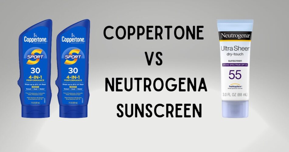Coppertone Vs Neutrogena Sunscreen